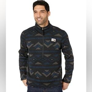 Men's Then North Face Gordon Lyons 1/4 Zip Sweater MEDIUM